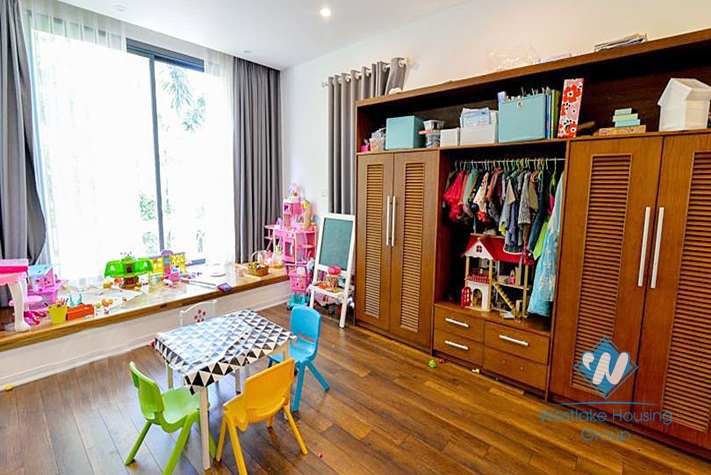 Gorgeous scandinavian style 4 bedrooms villa for rent in Tay Ho, Hanoi 
